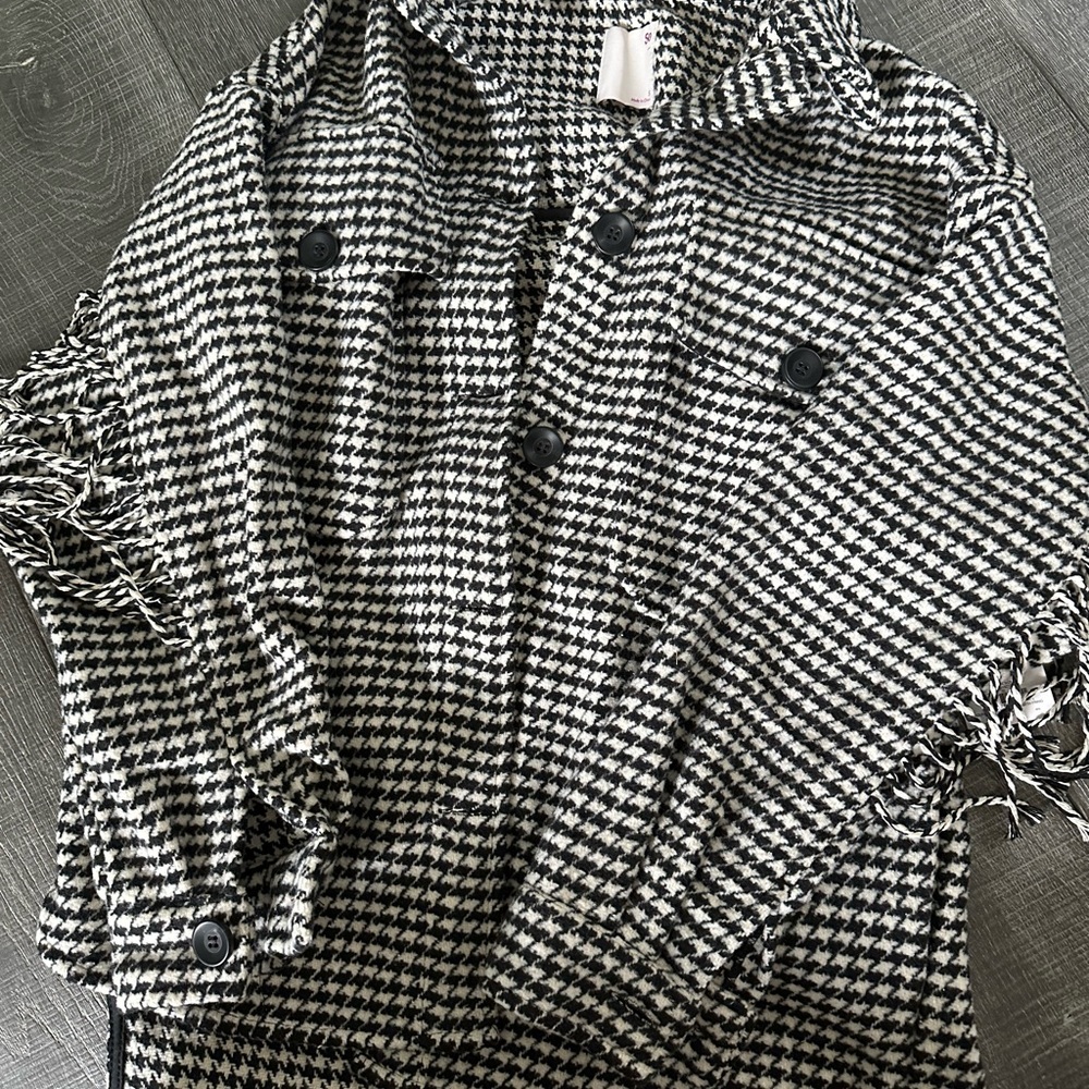 Fringe Herringbone Shacket (SO SOFT & CUTE!!!)